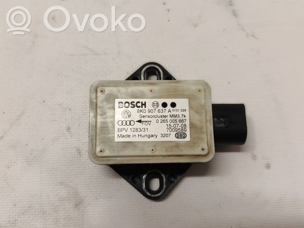 Audi A4 S4 B8 8K Czujnik przyspieszenia ESP 