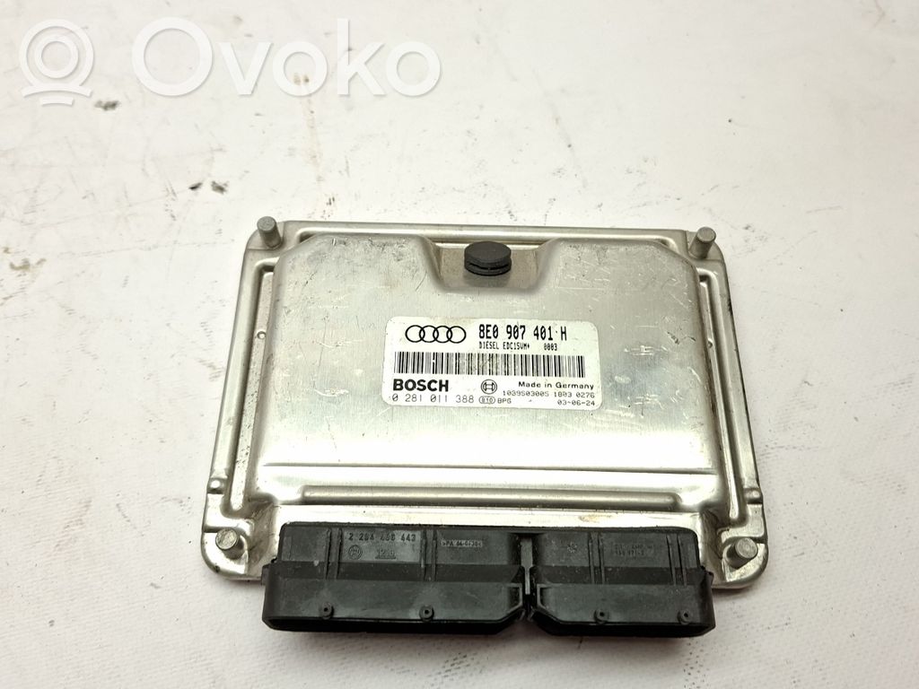 Audi A4 S4 B6 8E 8H Unitate/modul de control motor 