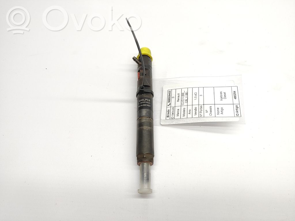 Inyector de combustible   EJBR05102D,1UNIDADE,8200815416,H8200421897