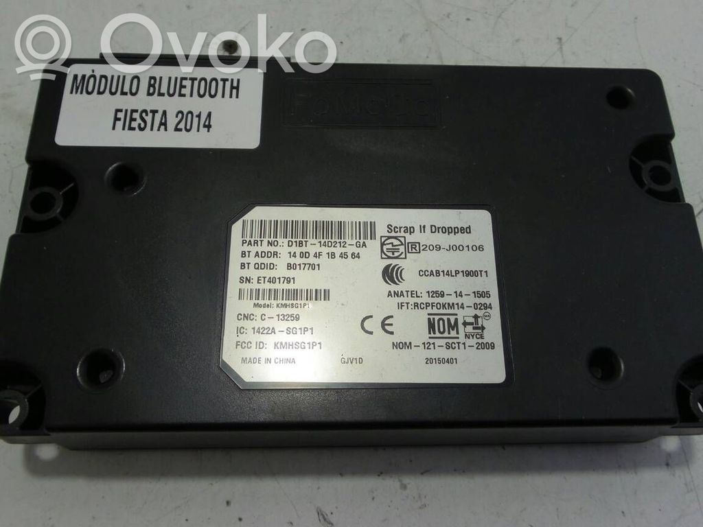 Bluetooth control unit module   D1BT14D212GA,MODULOBLUETOOTH