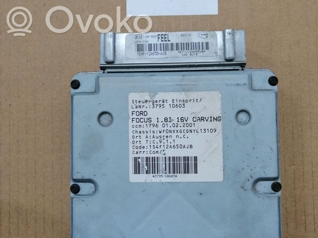Engine control unit/module   1S4F12A650AJB,LP4336