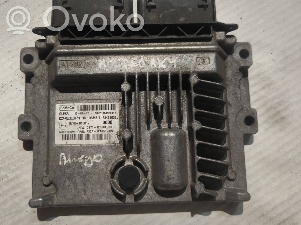 Ford Mondeo MK IV Engine ECU kit and lock set 