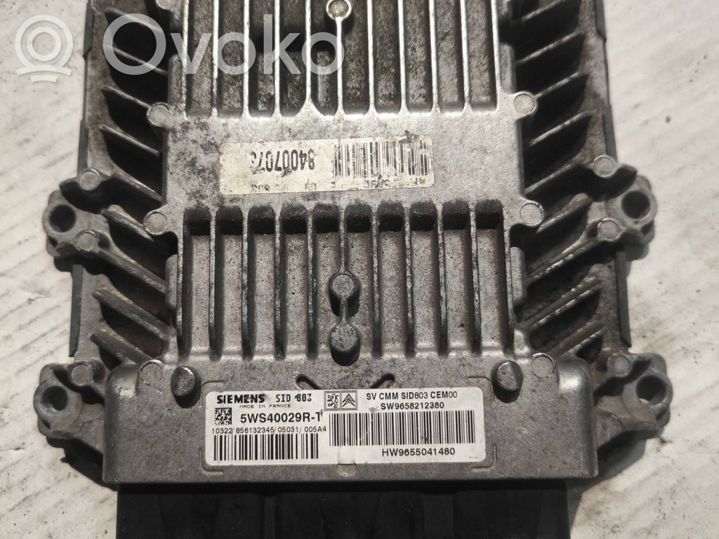 Peugeot 307 Engine control unit/module ECU 