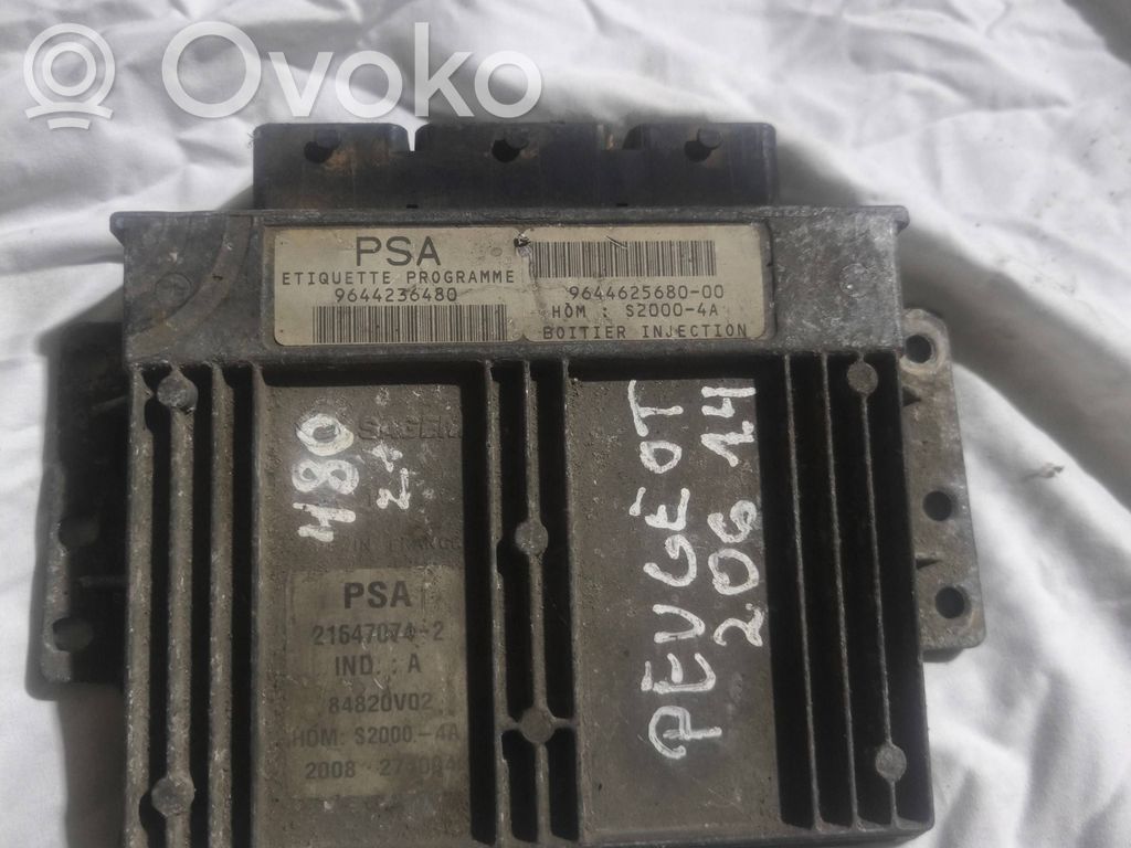 Peugeot 206 Engine control unit/module 