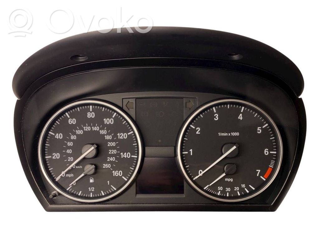 BMW 3 E90 E91 Speedometer (instrument cluster) 