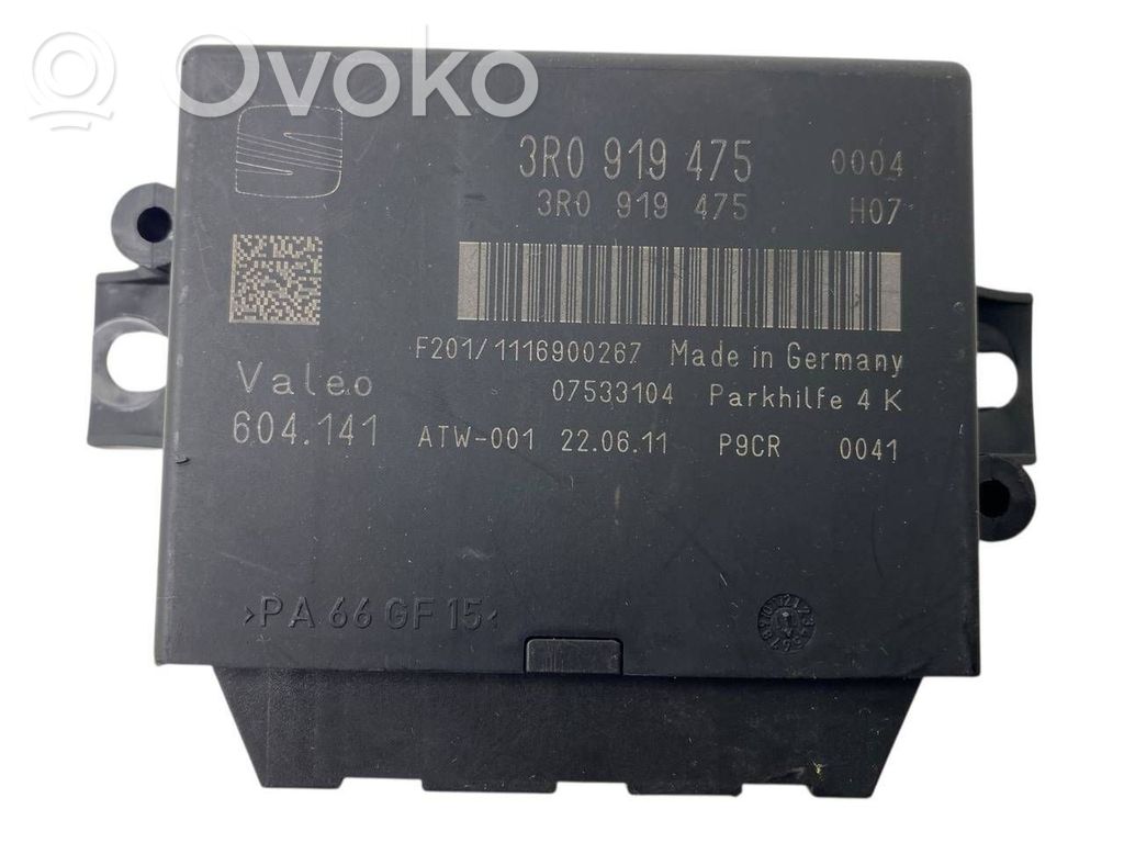 Seat Exeo (3R) Parking PDC control unit/module 