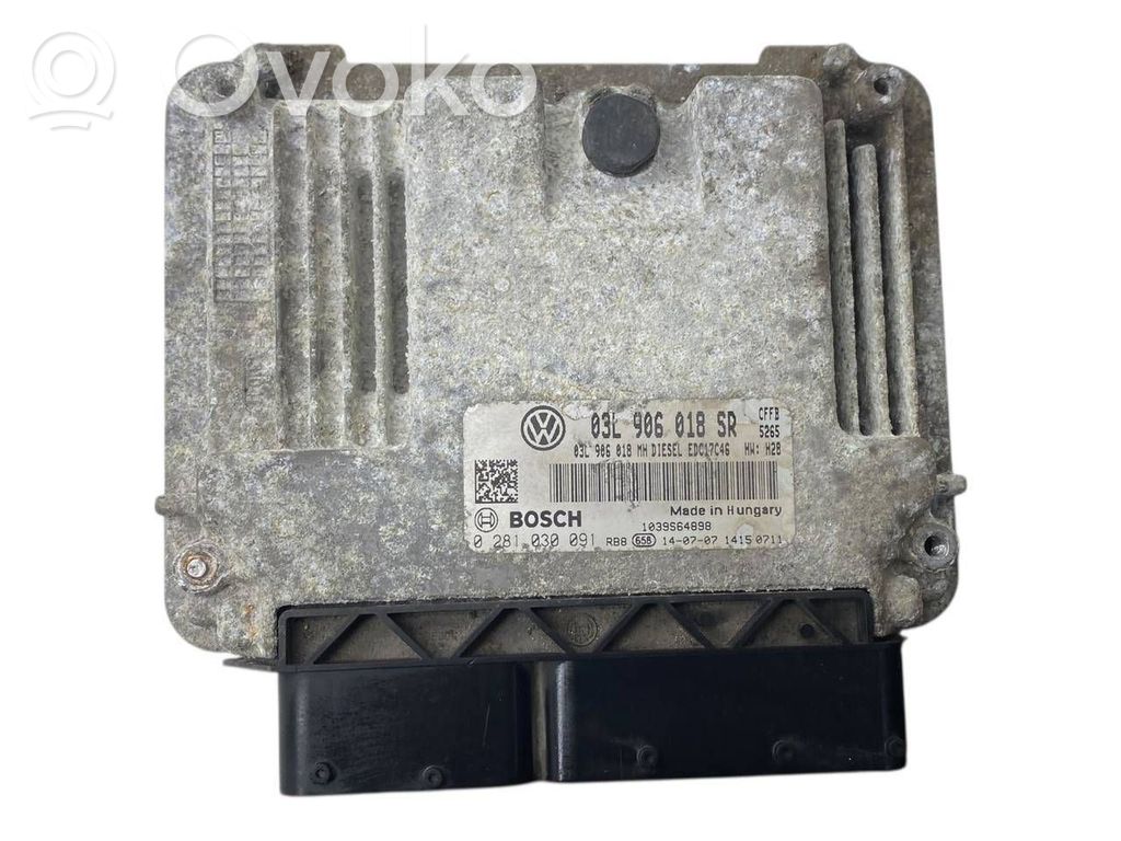 Skoda Superb B6 (3T) Engine control unit/module 