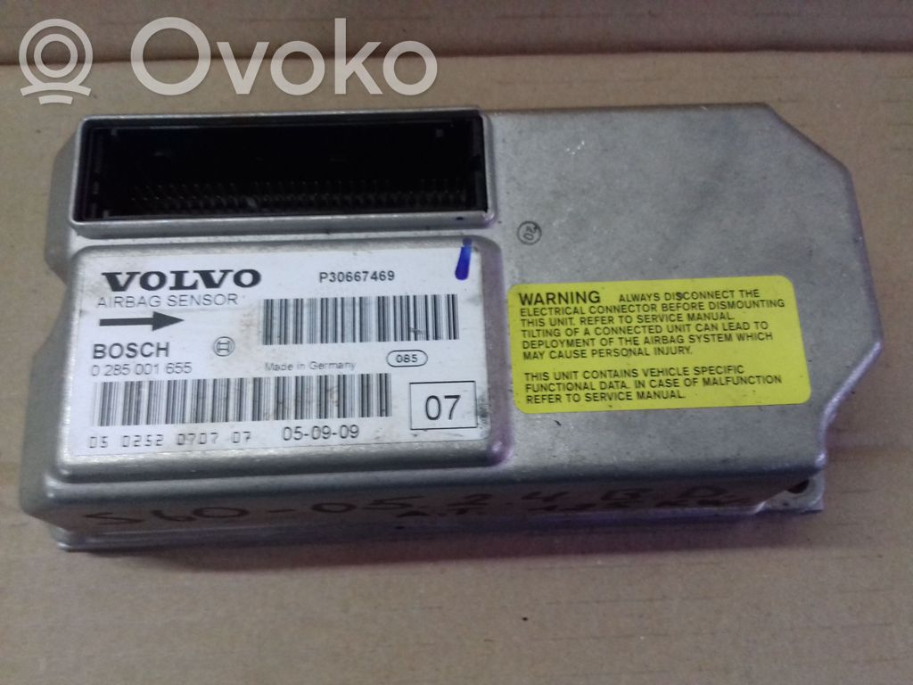 Airbag control unit/module   0285001655,P30667469
