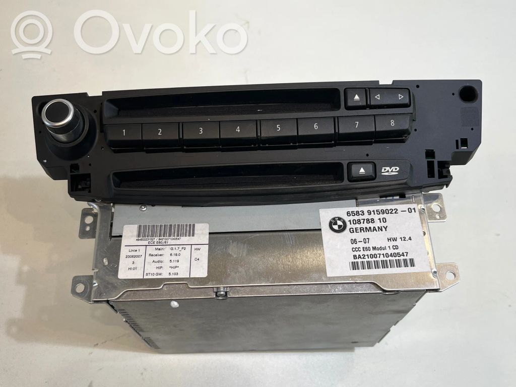 BMW 5 E60 E61 Panel / Radioodtwarzacz CD/DVD/GPS 