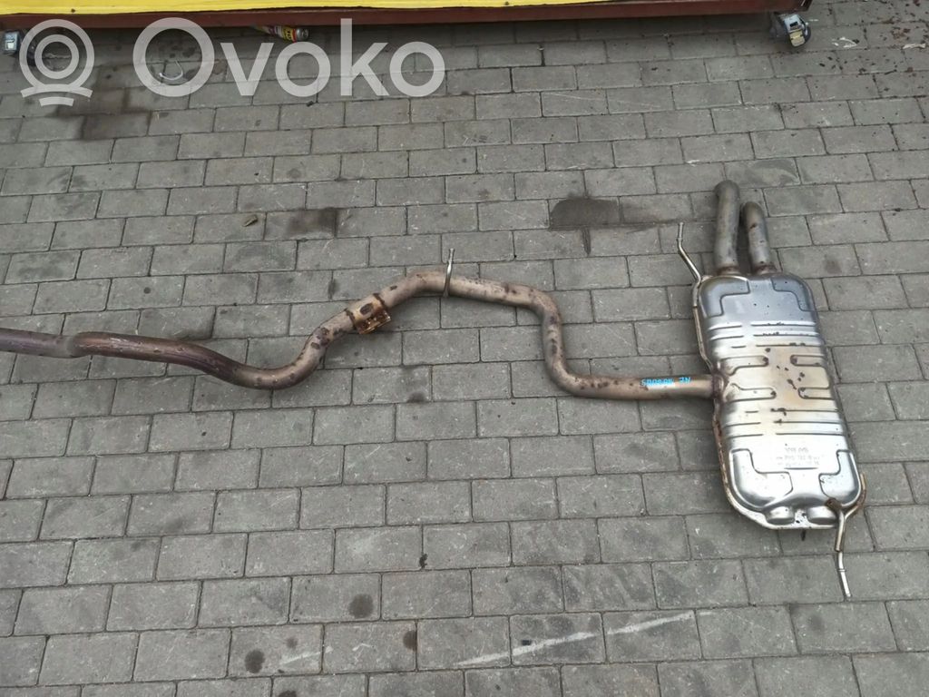 Volkswagen Sharan Marmitta/silenziatore posteriore tubo di scappamento 