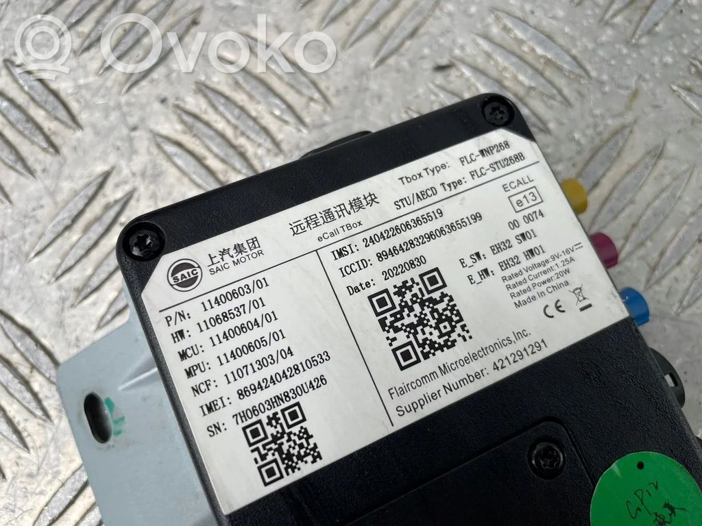 MG MG4 ev Otras unidades de control/módulos 