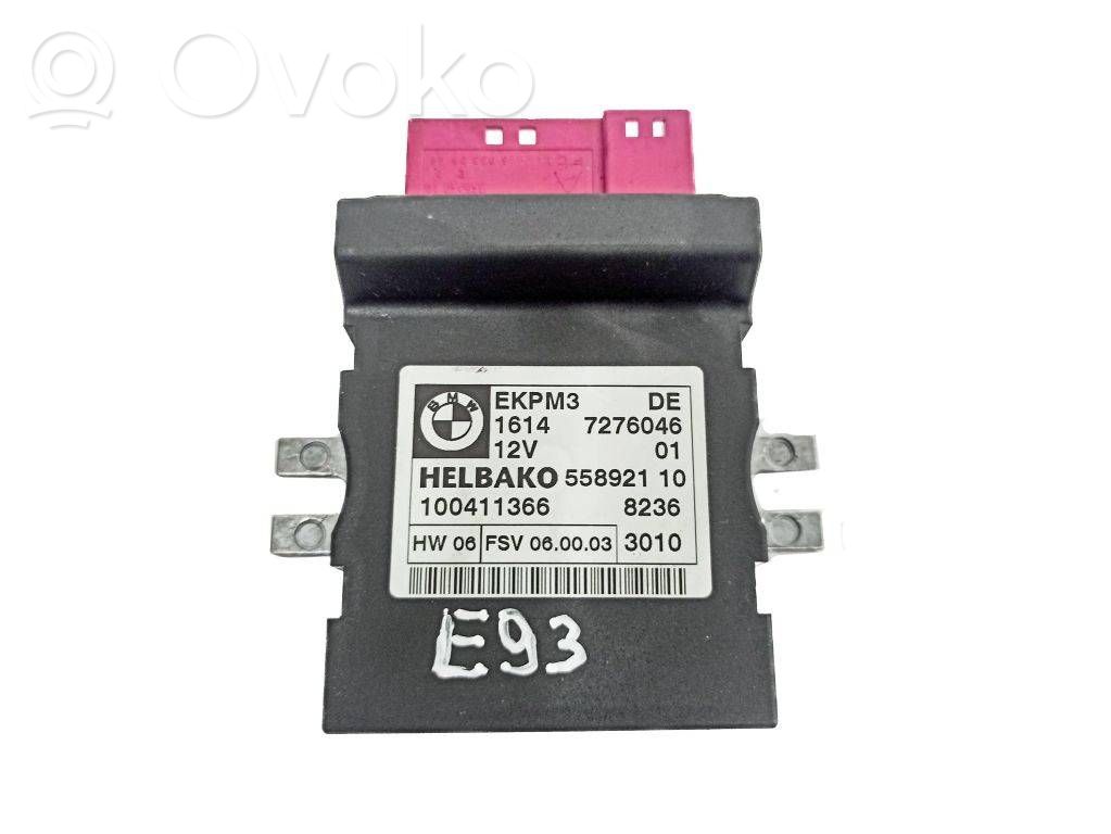 BMW 3 E92 E93 Fuel injection pump control unit/module 