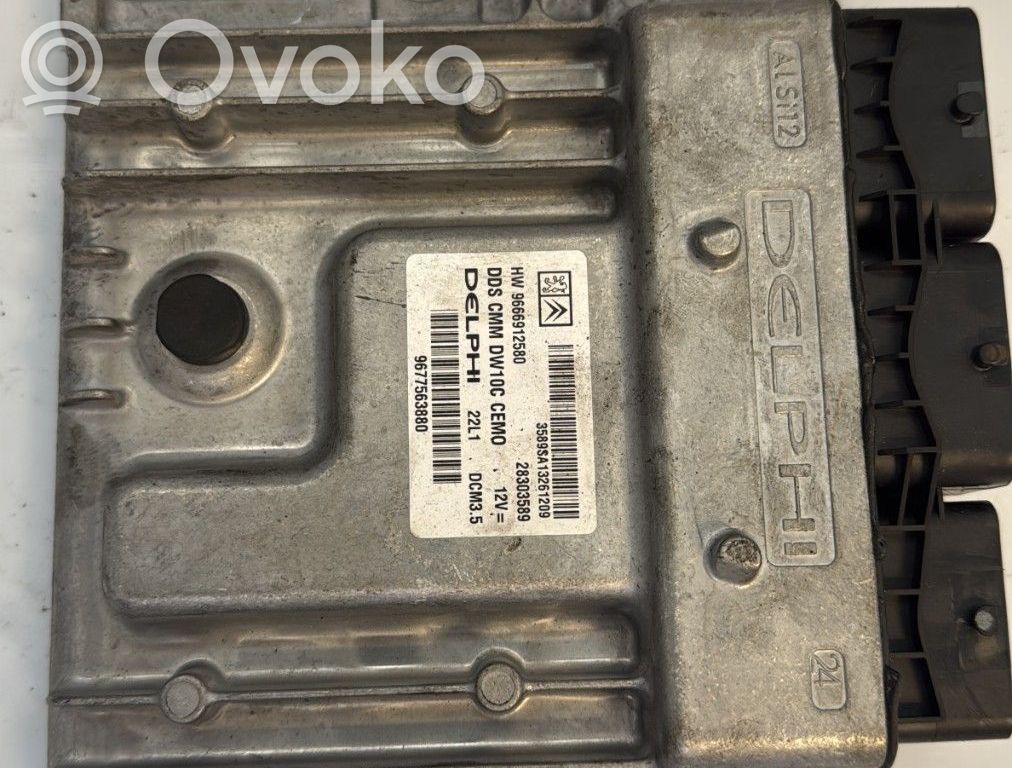 Peugeot 508 Engine control unit/module 