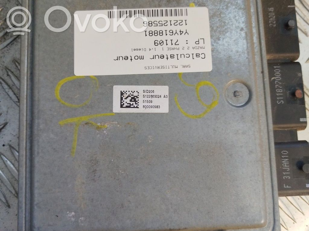 Mazda 2 Engine control unit/module 