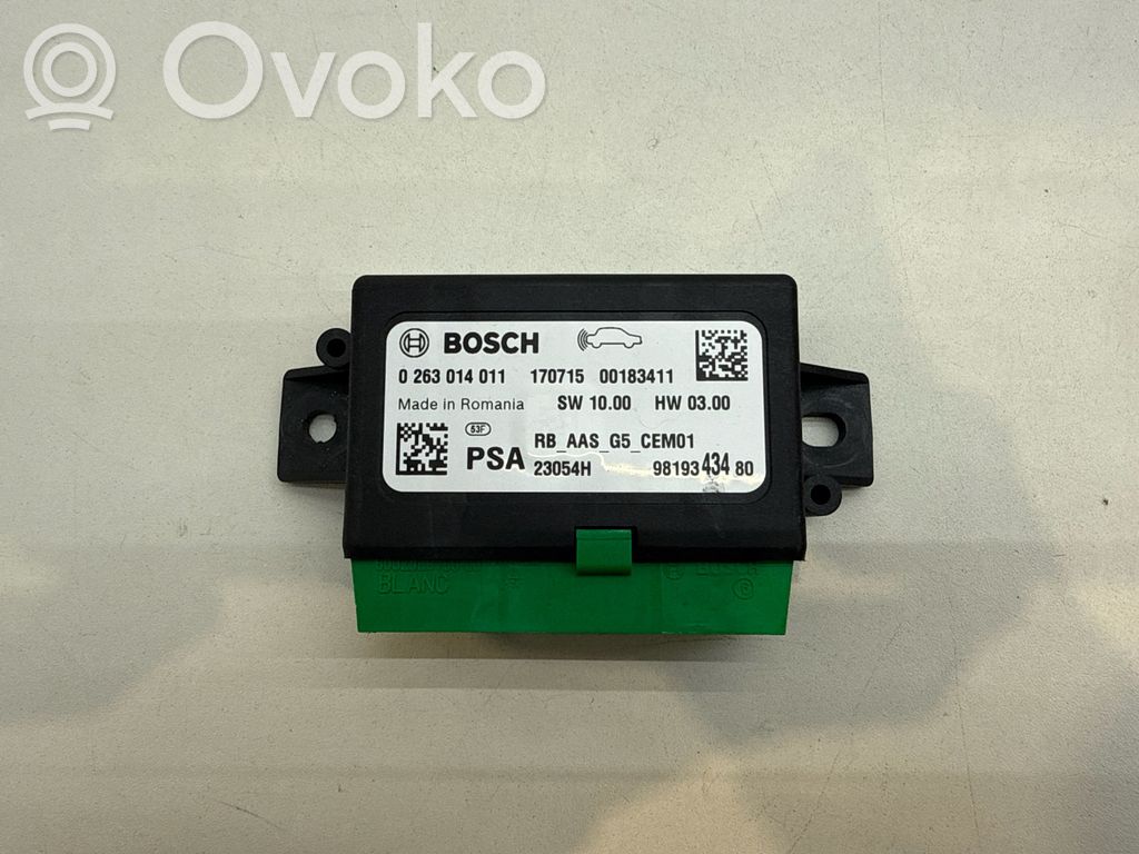 Citroen C4 Cactus Other control units/modules 
