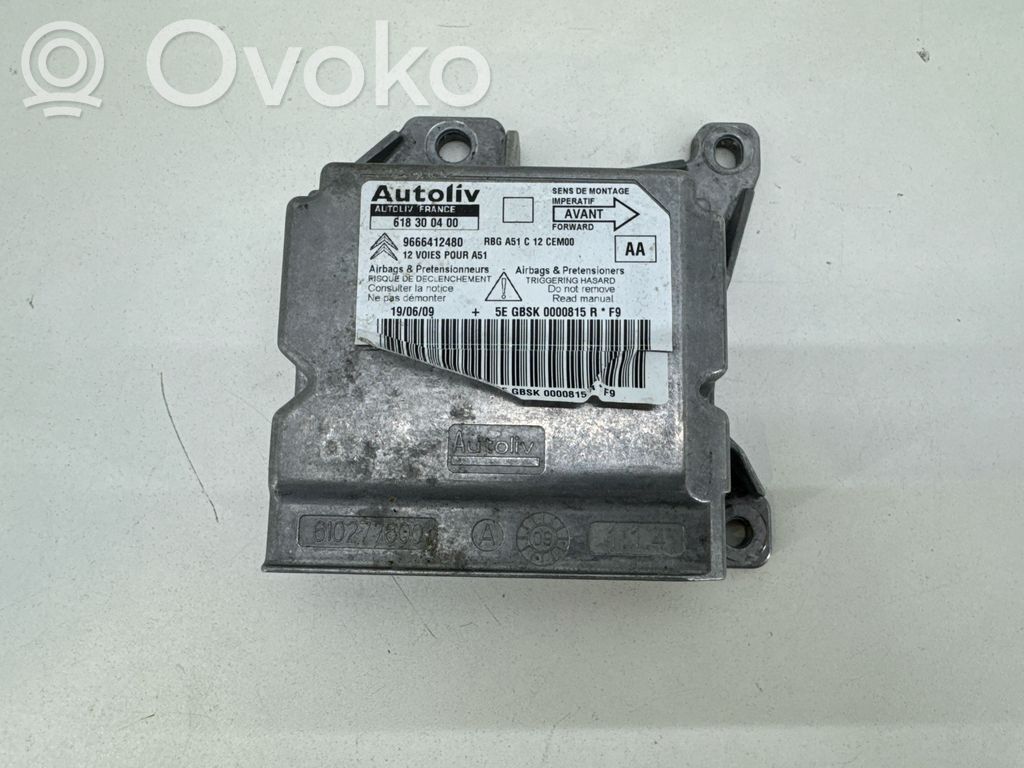 Citroen C3 Module de contrôle airbag 