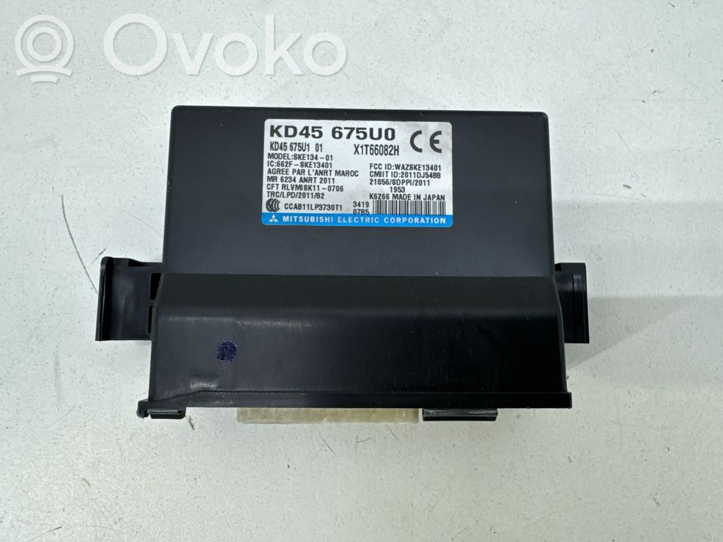 Other control units/modules   KD45675U0,KD45675U101,X1T66082H