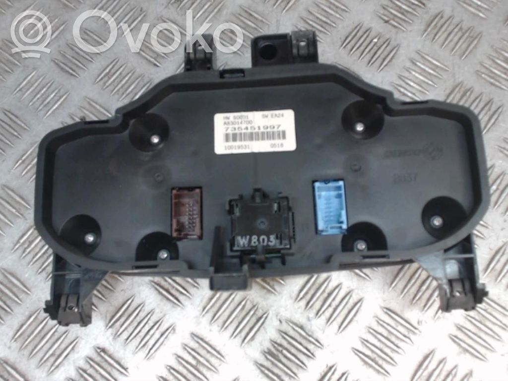 Fiat 500 Climate control unit 