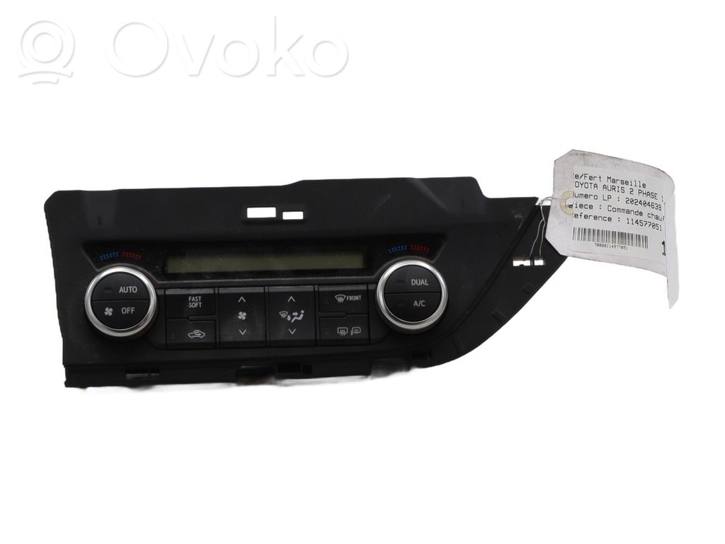 Toyota Auris E180 Climate control unit 