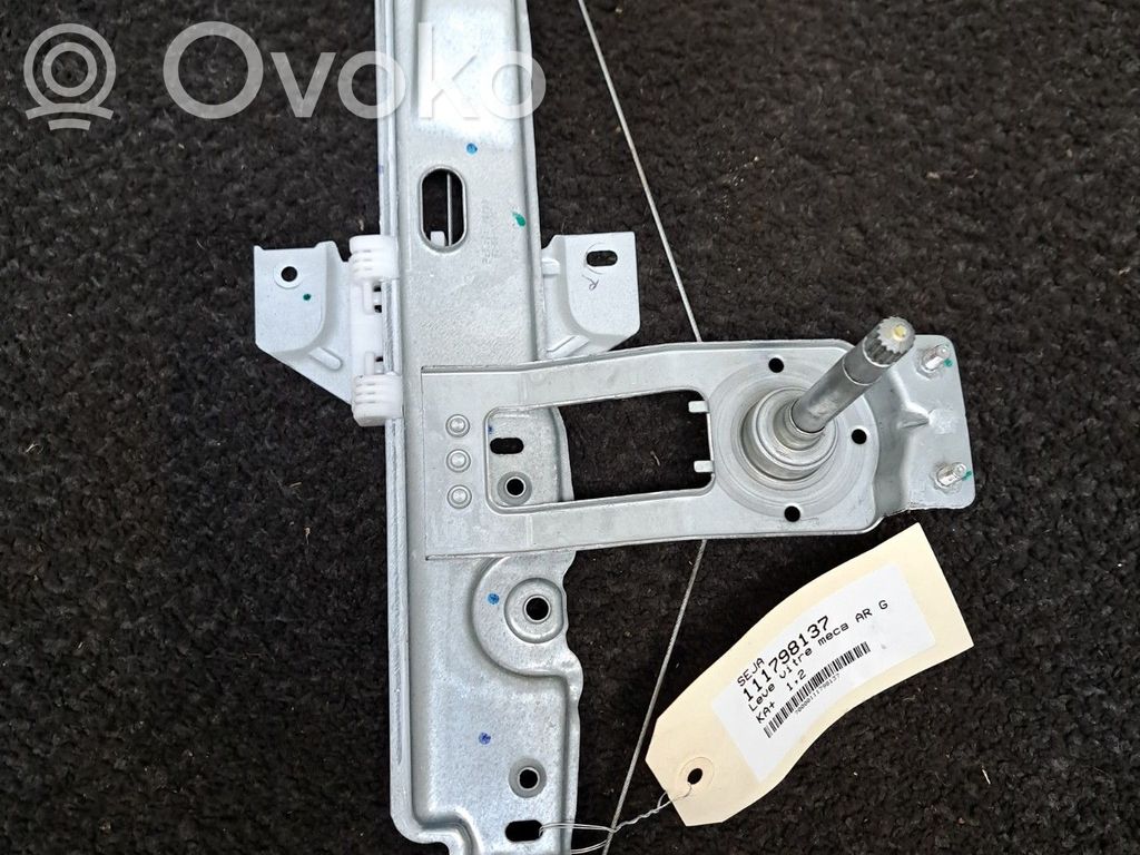 Ford Ka Regulador manual de la ventanilla trasera 