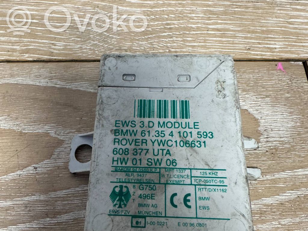 BMW 3 E36 Imobilaizera vadības bloks 