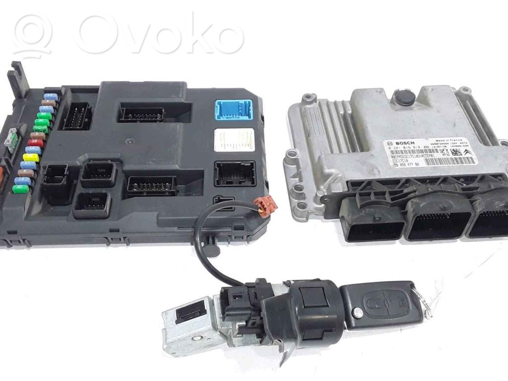 Peugeot 207 Engine ECU kit and lock set 