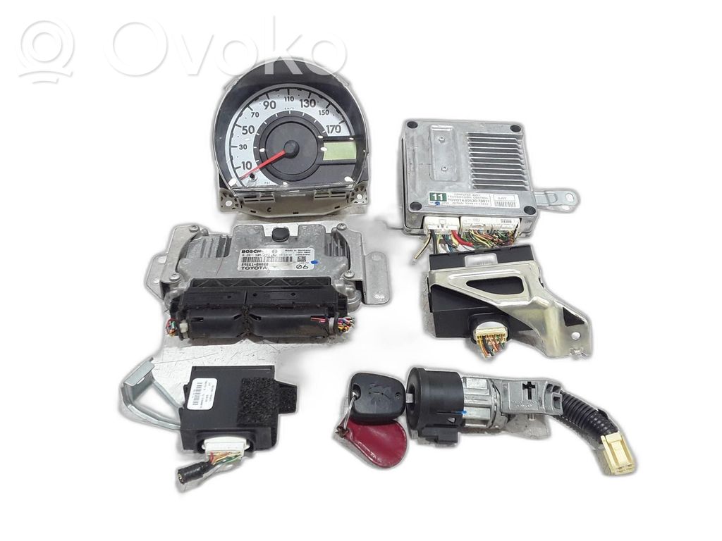 Toyota Aygo AB10 Engine ECU kit and lock set 