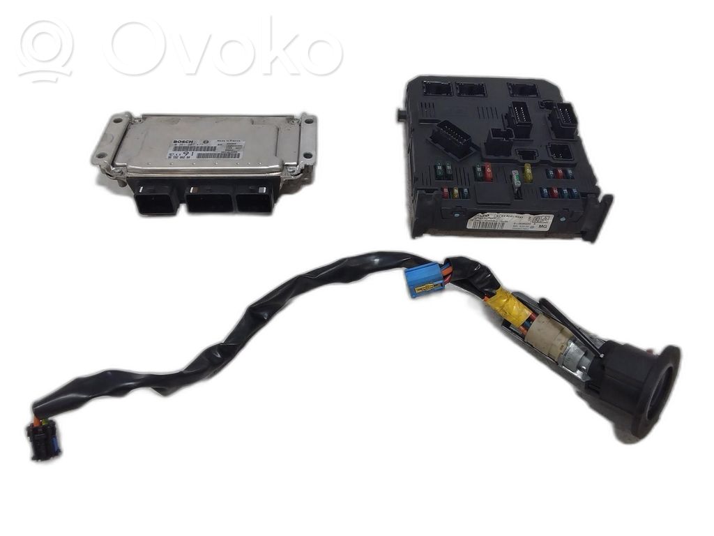 Peugeot 206 CC Kit centralina motore ECU e serratura 
