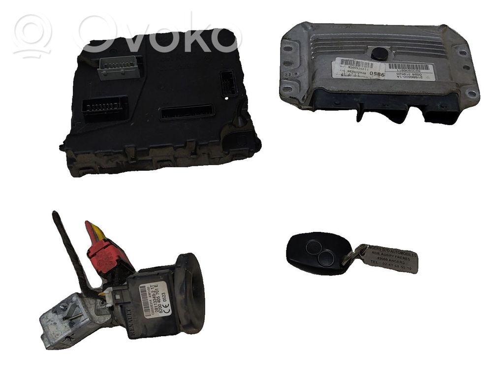 Renault Kangoo II Engine ECU kit and lock set 