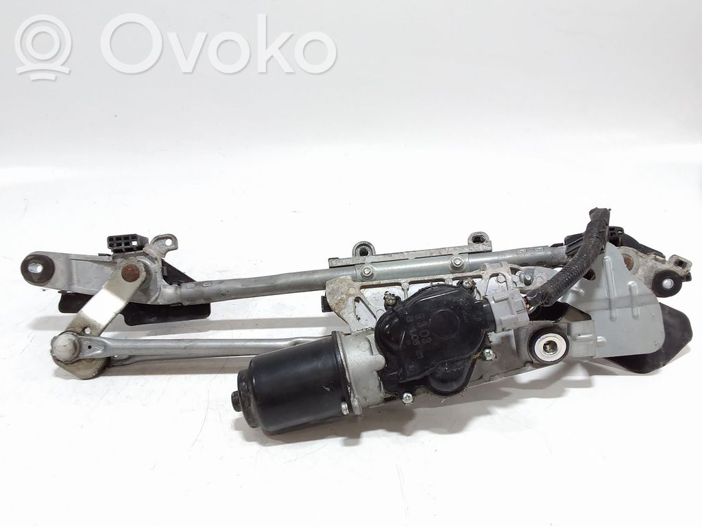 Mazda 3 II Motor y varillaje del limpiaparabrisas delantero 