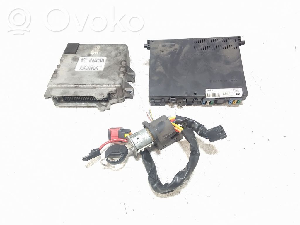 Peugeot 206 Kit centralina motore ECU e serratura