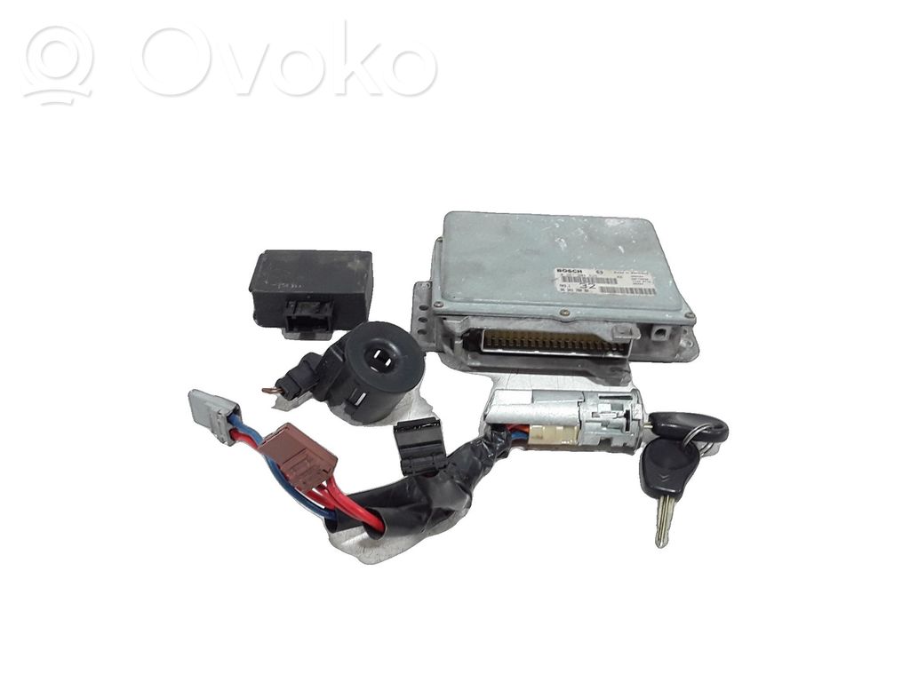 Citroen Saxo Kit centralina motore ECU e serratura 