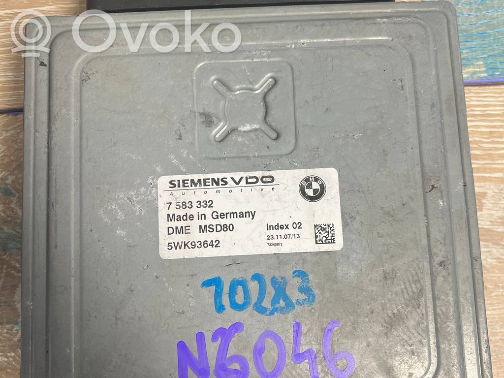 BMW 3 E92 E93 Engine ECU kit and lock set 