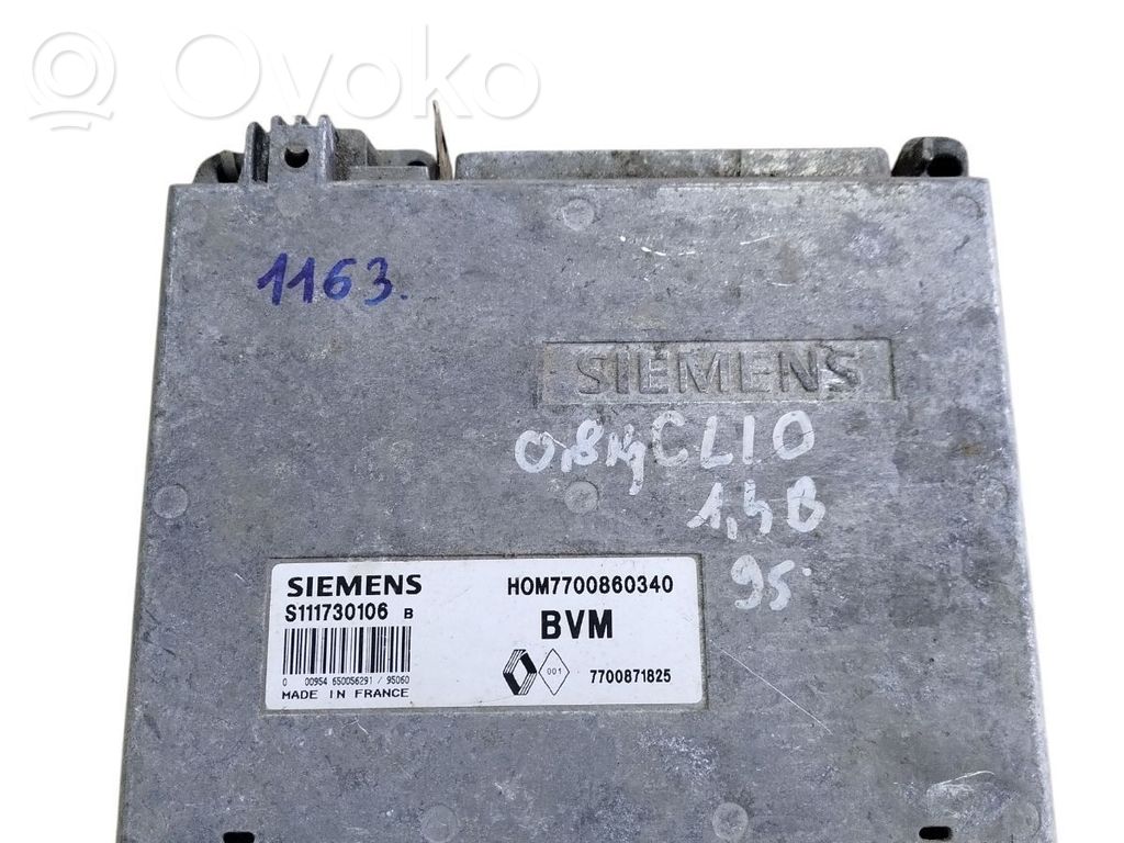 Renault Clio I Engine control unit/module 