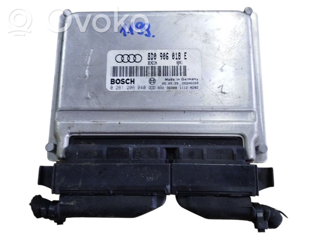 Engine control unit/module   8D0906018E,0261206040