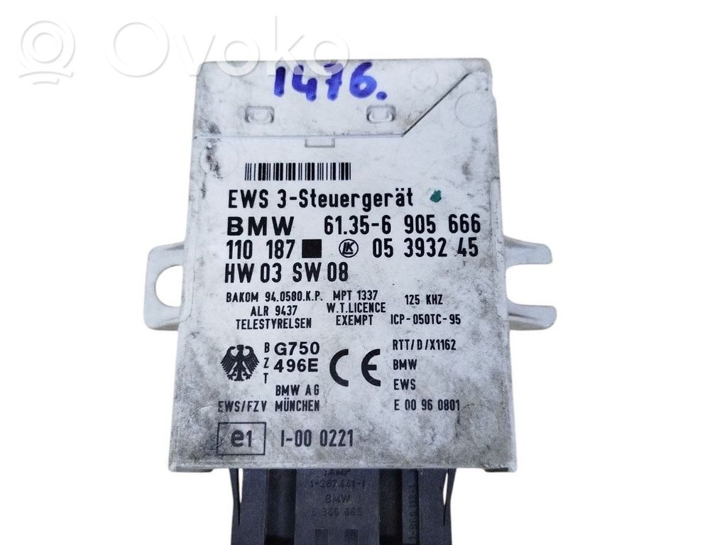 BMW 3 E36 Immobilizer control unit/module 