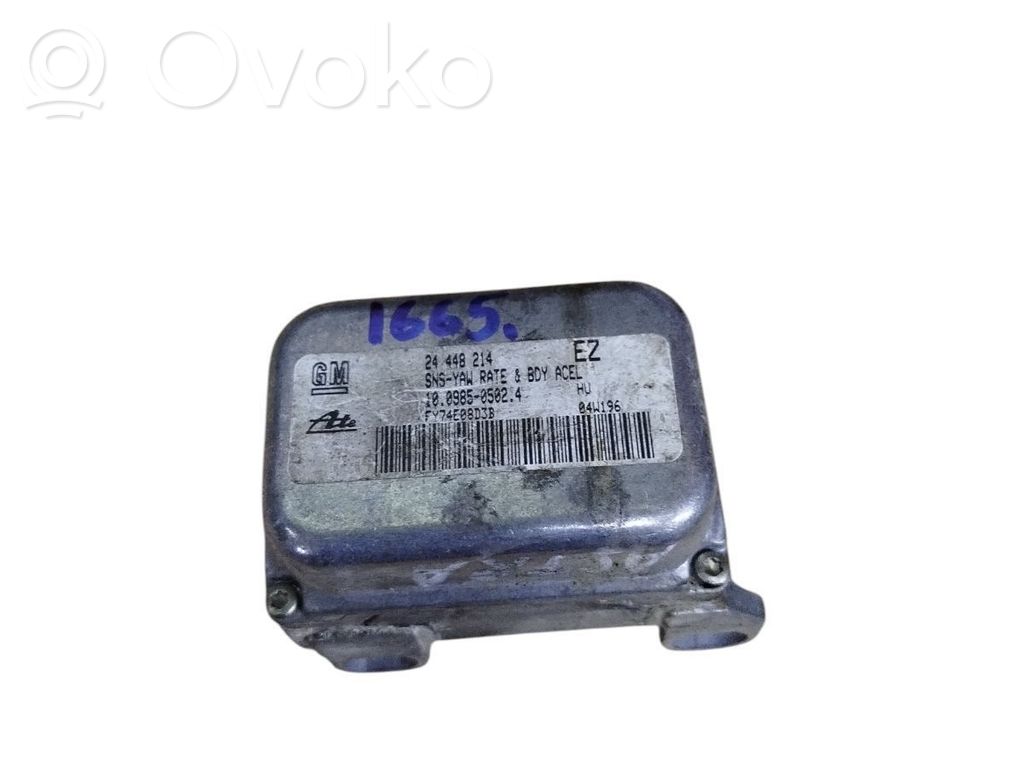 Opel Astra H ESP acceleration yaw rate sensor 