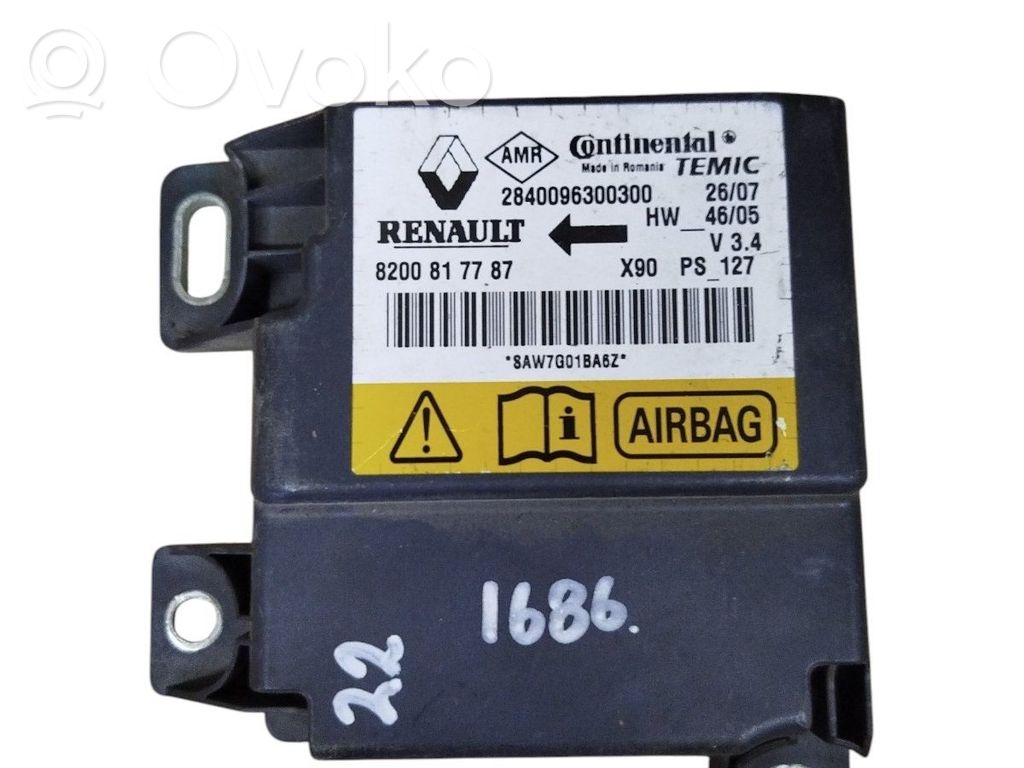 Dacia Logan I Airbag control unit/module 