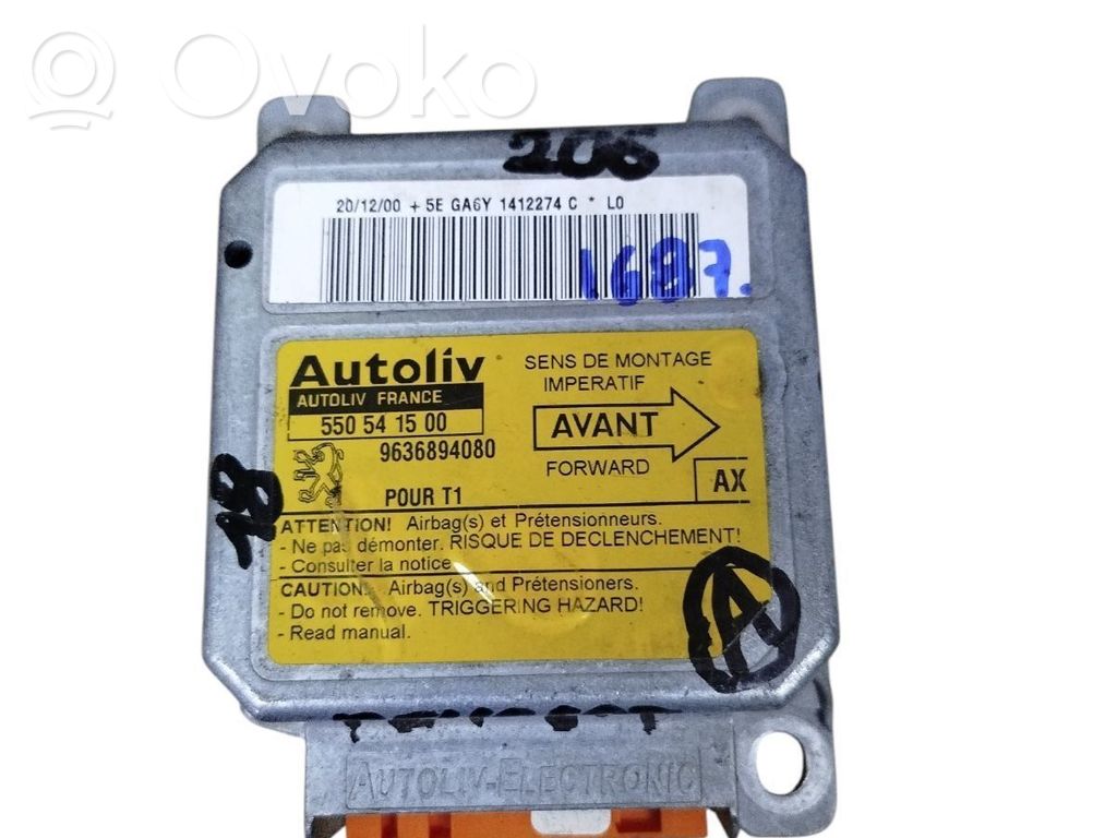 Peugeot 206 Airbag control unit/module 