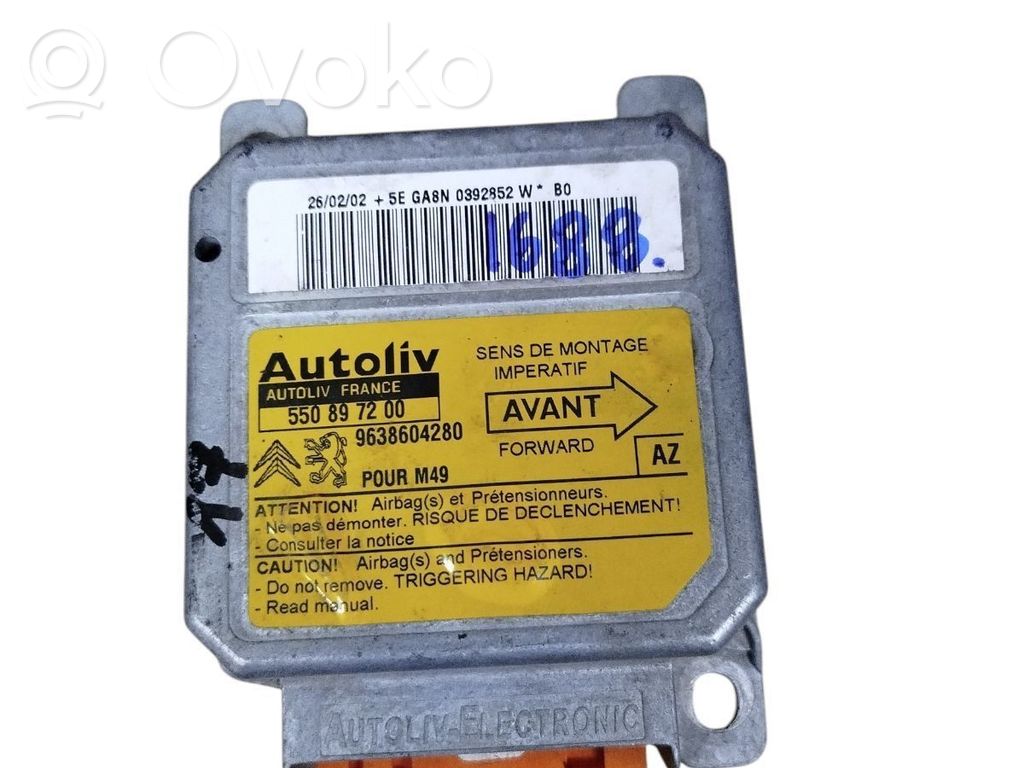 Citroen Berlingo Airbag control unit/module 