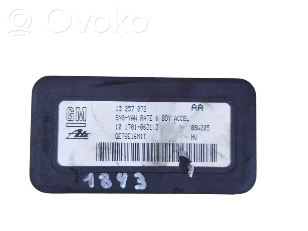 Opel Astra H ESP acceleration yaw rate sensor 