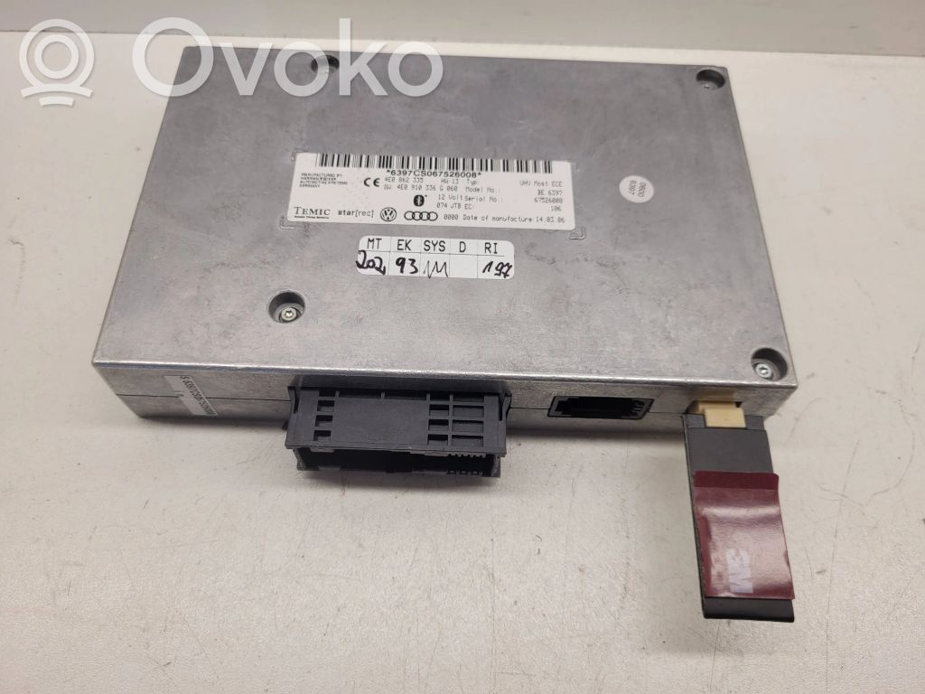 Модуль «Bluetooth»   4E0862335,4E0910336G,4E0035502