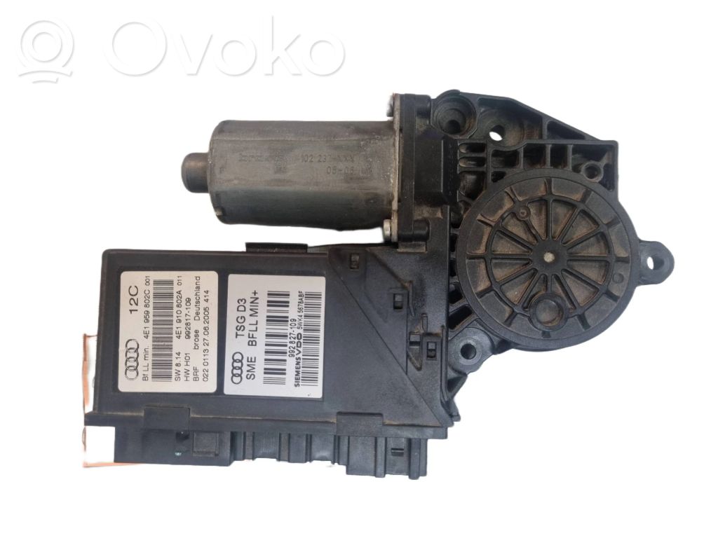 Audi A8 S8 D3 4E Silniczek podnoszenia szyby drzwi tylnych 