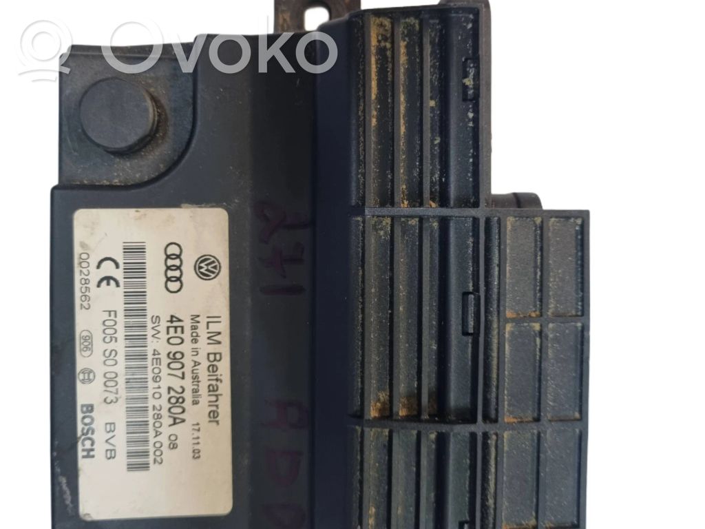 Maitinimo valdymo blokas   4E0907280A,F005S00073,4E0910280A