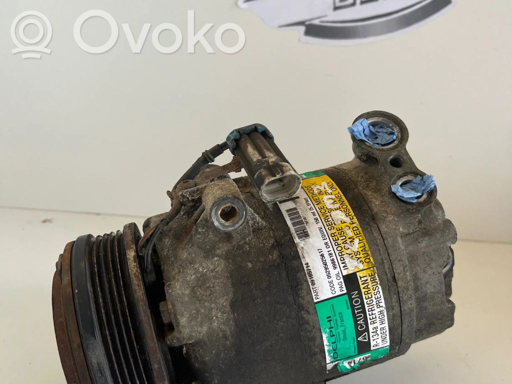 Opel Meriva A Air conditioning (A/C) compressor (pump) 