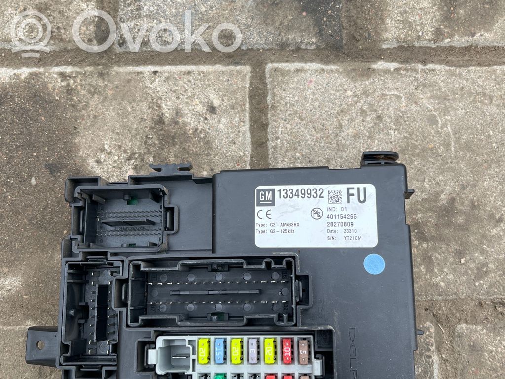 Opel Meriva B Modul siguranțe 