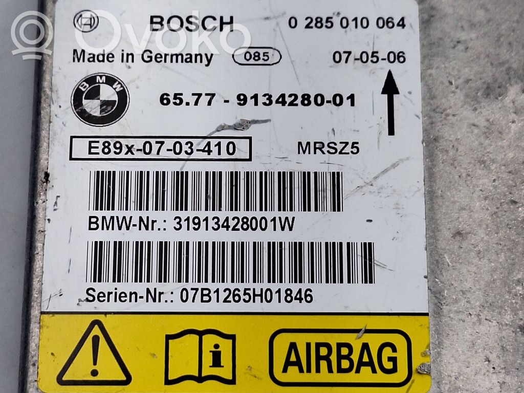 BMW 3 E90 E91 Unidad de control/módulo del Airbag 