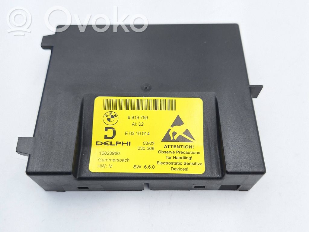 BMW 7 E65 E66 Unité de commande console centrale 