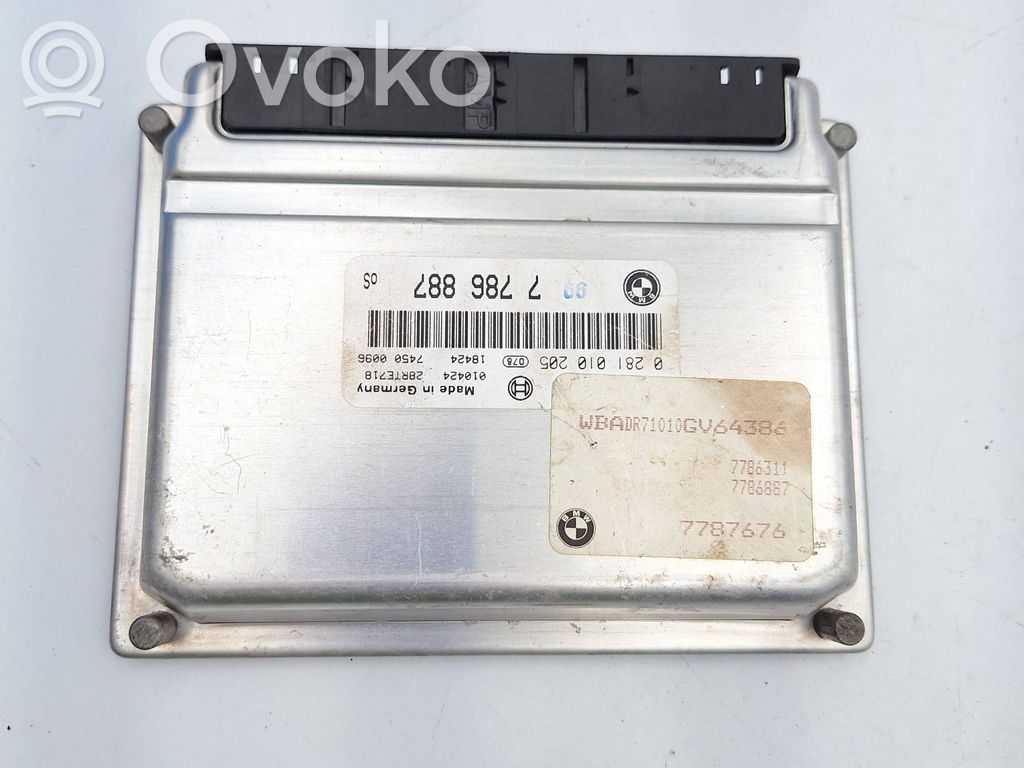 Engine control unit/module   7786887,13617786887,28RTE718,0281010205