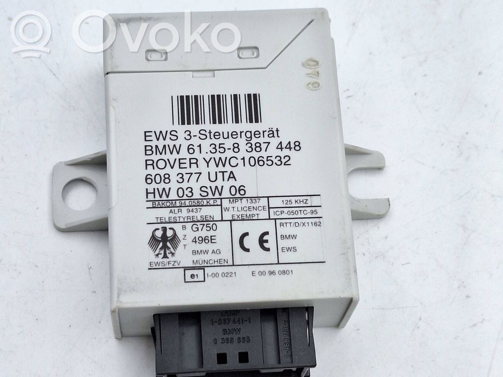 BMW 3 E46 Immobilizer control unit/module 